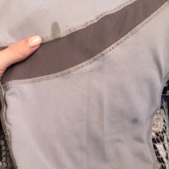 SOLD Lavender Mesh Workout Leggings - Picture 7 of 7